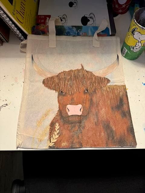 Highland Cow Tote